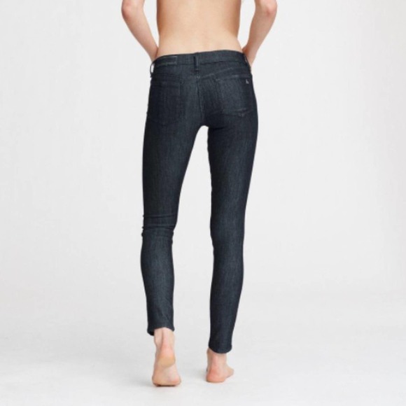 Rag & Bone Mid-Rise Skinny Dark Indigo Wash Jeans 26 - Picture 2 of 10